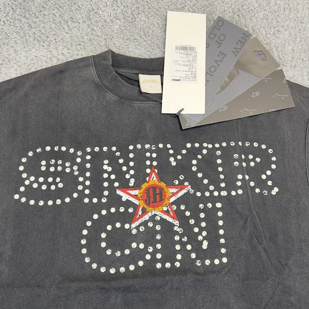 CHRISLV Shirt Mens L Gray Sleeveless Sneakercon Jeff Hamilton Graphic Streetwear